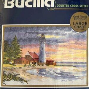 Bucilla Safe Passage Counted Cross Stitch Kit 4205 Easy Beautiful Colors New